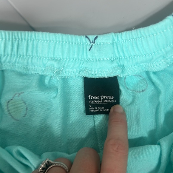 Free Press Nordstrom Comfy Shorts Sleepwear Womens Small Flowy Blue Soft Pant - Picture 4 of 4